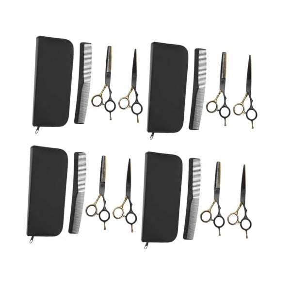 minkissy 3 Ensembles De Tondeuses À Cheveux Ciseaux De Coiffeur Ciseaux De Salon Ciseaux De Texturation Ciseaux De Salon De C