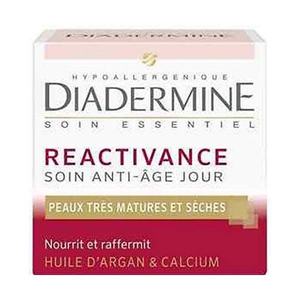 Diadermine - Soin de Jour anti-taches fermeté Réactivance - Peaux matures - 50 ml Crème Jour et Nuit