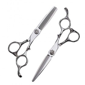 Ciseaux de toilettage pour animaux de compagnie, ciseaux de coiffure professionnels 6,0 pouces ensemble Premium 440C acier st