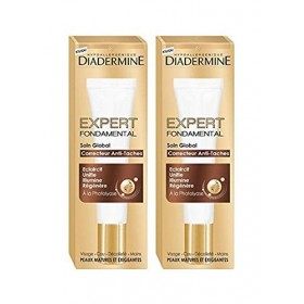 Diadermine - Expert Fondamental - Correcteur Visage Anti-tâches - Anti-âge - 30 ml - Lot de 2 Crème Jour et Nuit