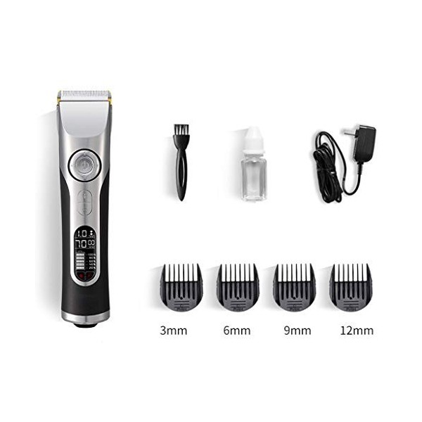 TWDYC Tondeuse électrique Tondeuse électrique Rechargeable Clipper Adulte Bébé Enfant Rasoir Rasoir électrique Domestique Re