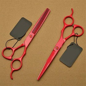 Ensemble de ciseaux professionnels pour cheveux humains, ensemble de coiffure, 6.5 pouces, 18.5cm, ciseaux de coupe, ciseaux 