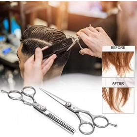 Ensemble de coiffure Ensemble de ciseaux de coiffure 8 en 1, ciseaux professionnels en acier inoxydable, ciseaux de coupe de ...