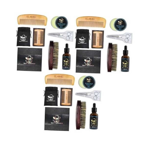 FOMIYES 18 Pcs Hommes Costumes Cosmétologie Kit Hommes Crème À Raser Hommes De Crème À Raser Mens Crème À Raser Costumes Pour