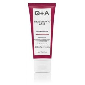 Q+A Crème à lacide hyaluronique pour visage, 75ml