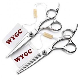 Ciseaux de coiffure et de coupe de cheveux, kit de ciseaux de coupe et damincissement ultralégers pour salon de coiffure Ens