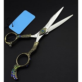 Ciseaux de coupe de cheveux rétro, ciseaux amincissants, ensemble de ciseaux de coiffure, outil de coiffeur couleur: coupe 