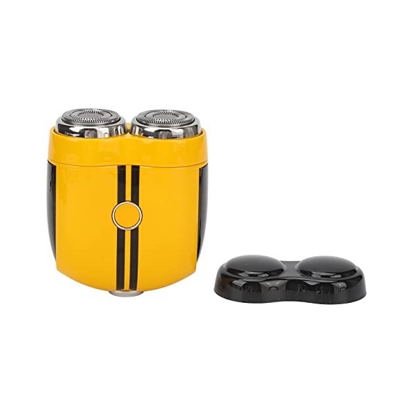 Mini Rasoir électrique de Voyage pour Homme, Taille de Poche, Rasoir électronique Lavable, sans Fil, Barbe, Tondeuse à Barbe 