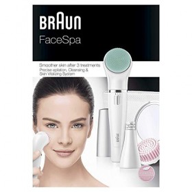 Braun Face Spa Épilateur Visage Brosse Nettoyante 853V
