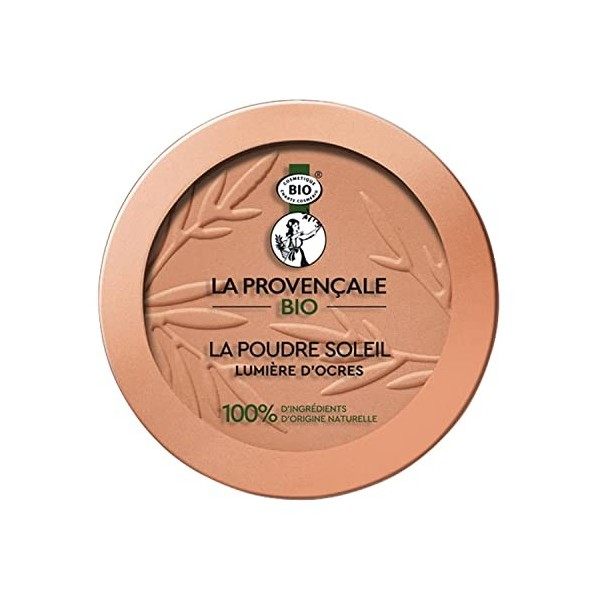 La Provençale Bio - La Poudre Soleil Lumière dOcres Certifiée Bio - Poudre Bronzante pour le Visage - 100% dIngrédients dO