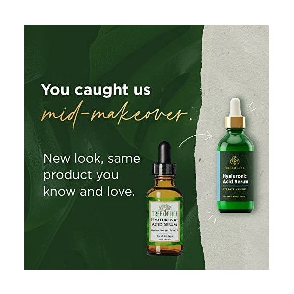 Sérum acide hyaluronique pour la peau - Taille 2Oz Double Crème Jour et Nuit