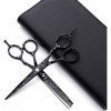 Ciseaux de coiffure professionnels Ciseaux de coiffeur de salon Kit de ciseaux de cheveux super pointus pour salon de coiffur