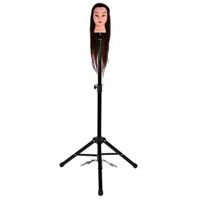 Wallfire Adjustable Hairdressing Training Mannequin Manikin Tripod Stand Manikin Doll 2 Mannequin Tripod Training Tripod Hair