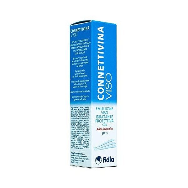 Connettivina Viso - emulsion with hyaluronic acid 50 ml Crème Jour et Nuit