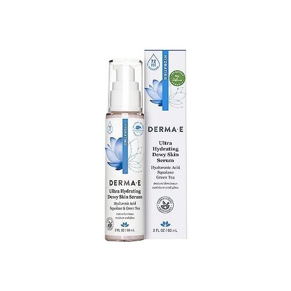 derma e Hyaluronic Acid Rehydrating Serum, Packaging May Vary, 60 ml