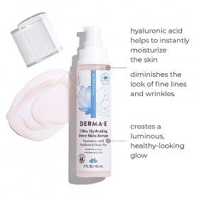 derma e Hyaluronic Acid Rehydrating Serum, Packaging May Vary, 60 ml