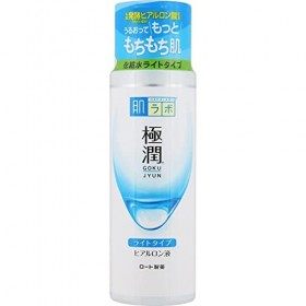 Rohto Hada Labo Gokujyun, Super Hyaluronic Lotion Light, Lotion hydratante, 3 types dacide hyaluronique, 170ml, Fabriqué au ...