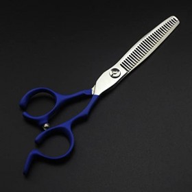 Ciseaux de coupe de cheveux, ensemble de ciseaux de cheveux professionnels de 6 pouces, ensemble de ciseaux à effiler droits,