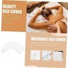 FOMIYES 5 Pièces Feuille Beauté Massage Lit Couverture Élastique Beauté Réutilisable Massage Lit Couverture Visage Lit Couver