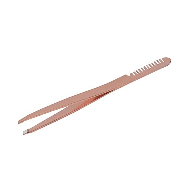 VANGLI Tweezers Eyebrow Tweezers Rose Gold Pincet Clips Stainless Steel Face Hair Removal Beautfy Eyebrow Trimming Makeup Too