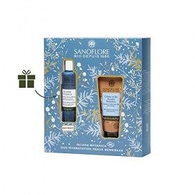 Sanoflore - Coffret Cadeau Hydratation - Crème Riche Aciana Botanica - Crème Hydratante Visage Riche Certifiée Bio - Acide Hy...