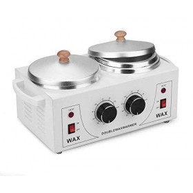 1000Cc Double Pot Chauffe-Cire Chauffe-Cire Électrique Professionnel Double Paraffine Fondre Équipement De La Peau Du Visage 