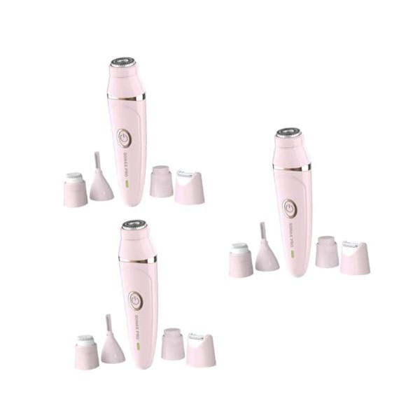 minkissy 3 Pièces 5 En 1 Rasoir Visage Rasoir Bikini Tondeuse Visage Rasoirs Pour Femmes Machine De Retrait Instrument De Ret