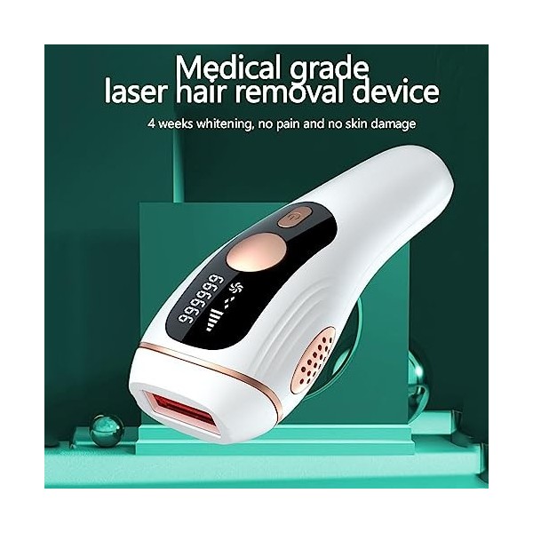 Épilateur Laser IPL, Lépilateur Flash Automatique IPL Le Plus Rapide pour Le Corps, Les Lèvres, Les Aisselles, Lépilateur S