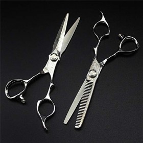 Ensemble de ciseaux de coupe de cheveux de coiffure professionnelle, outils de coupe de cheveux cisailles ensemble de coiffeu