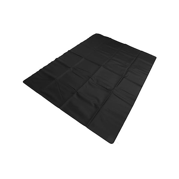 Tapis de Mise à la Terre à Connexion Universelle en Cuir PU, Tapis de Mise à la Terre pour Lit Anti-stress 54,3 X 78,7 Pouces