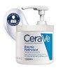 CeraVe Crème hydratante pour les peaux sèches à très sèches, avec 3 céramides essentielles et de lhyaluron 340 g Crème Jour e...