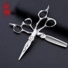 Outils de coupe des cheveux Ensemble professionnel de coiffure de coiffeur de 6 pouces, ciseaux plats de cisaillement + de de