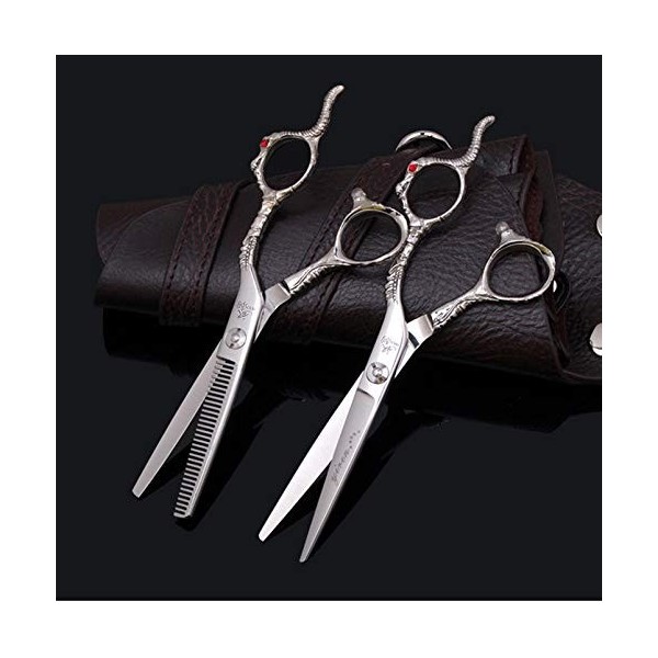 XJST Ciseaux De Coiffure Set, Ciseaux De Coupe des Cheveux Professionnels Et Ciseaux Damincissement De Coiffure Demander Aux