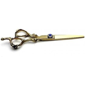 Ciseaux de coiffeur Ciseaux de coiffeur professionnel poignée dragon doré ciseaux de coiffure 6 pouces-ciseaux à dents de 6 p...