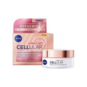 Nivea Hyaluronique Cellular + Elasticity & Contour Jour Crème Anti-Rides Jour avec SPF 30 Crème raffermissante Visage pour Pe...