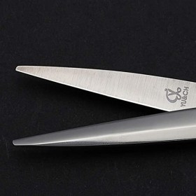 Ciseaux de coiffure professionnels en acier inoxydable, 6 pouces, argent, coupe de dents 6 pouces Silver flatcut6inch Rasage...