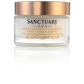 Sanctuary Spa Crème visage hyaluronique surchargée pour le visage et le cou, 50 ml Crème Jour et Nuit