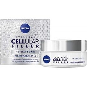 NIVEA Crème de jour anti-âge Hyaluron CELLular Filler 50 ml Crème de jour protectrice avec SPF 15 efficace anti-rides Crème J...