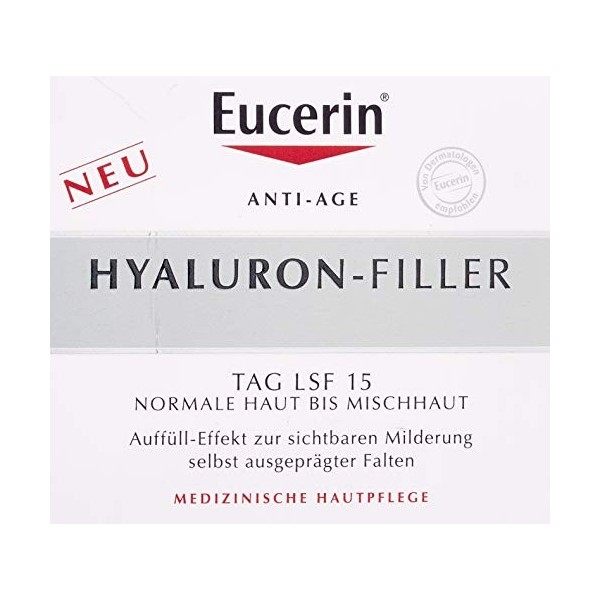 Eucerin Anti-Age Hyaluron-Filler Tag LSF 15 Creme, 50 ml Crème