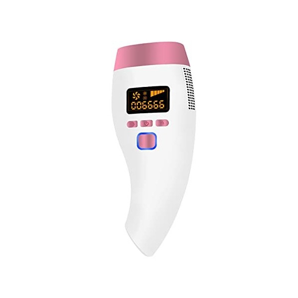 Ktimor Épilation IPL De Refroidissement 990000 Épilateur Laser Flash Écran LCD, Épilateur Électrique Indolore pour Femmes Hom