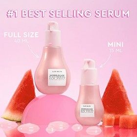 Glow Recipe Watermelon Glow Niacinamide Dew Drops Sérum hydratant avec acide hyaluronique, huile de moringa + vitamine E – Sé