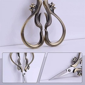 Ciseaux artisanaux 1 PCS Ciseaux vintage Ciseaux antiques durables et tranchants adaptés aux tailleurs coupant du tissu et co...