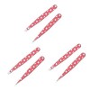 6 pcs Pincettes professionnelles Pincettes à grappes de cils Kit de cosmétologie Pincettes cosmétiques Pincettes à sourcils d