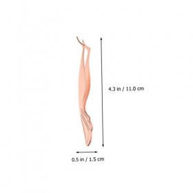 2 pièces recourbe-cils pince à épiler en acier inoxydable outil dépilation outil dépilation pince à épiler pour extensions R...