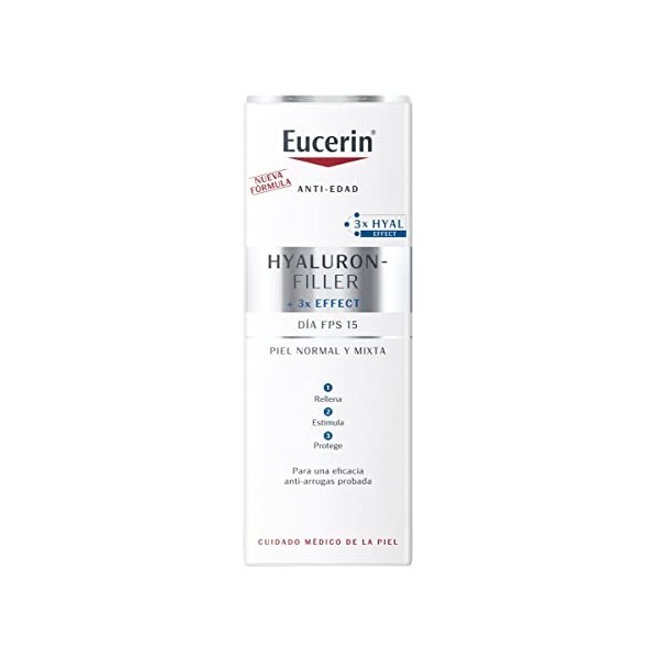 Eucerin Hyaluron Filler Anti Age Soin De Jour SPF15 - 50ml Crème Jour et Nuit