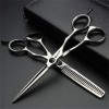 KOAIEZ Ciseaux De Coupe De Cheveux Professionnels De 5,5 Pouces Argent , Cisaillements De Coiffure Multifonctionnels 440C en