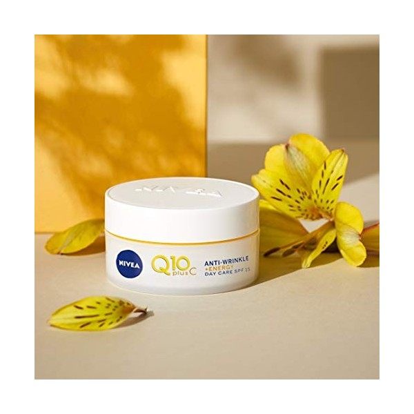 NIVEA Q10 Energy Healthy Glow Crème de jour énergisante pour le visage 50 ml , crème de jour pour femme, crème hydratante, c ...