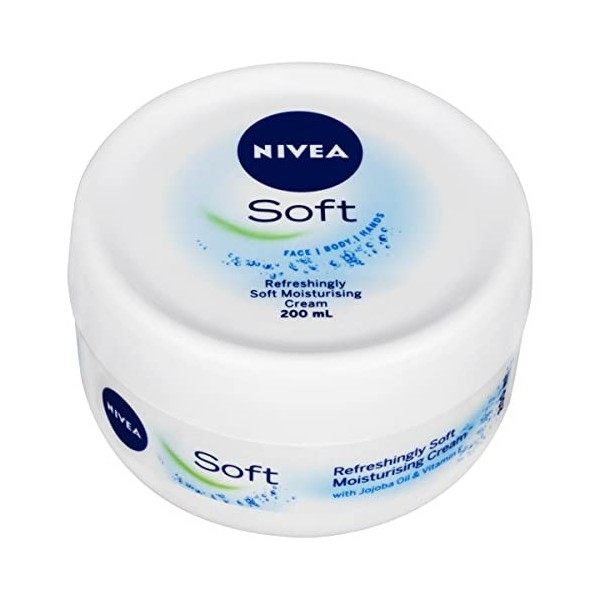 Nivea Soft Moisturising Creme 200ml Crème Jour et Nuit