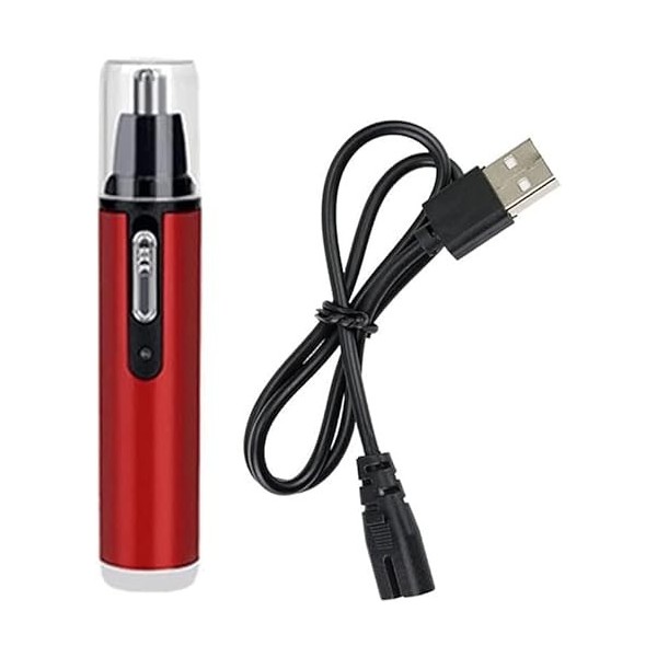 BREWIX Nez cheveux tondeuse USB Rechargeable nez cheveux tondeuse nez cheveux coupe nez cheveux sûr hommes soins rasage outil