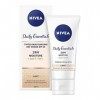 3&nbsp;x Nivea® Daily Essentials Tinted Moisturising Day Cream Natural SPF 8&nbsp;50&nbsp;ml Crème Jour et Nuit